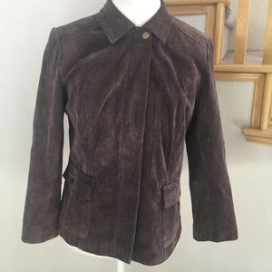 ALFANI LEATHER SUEDE JACKET SIZE M